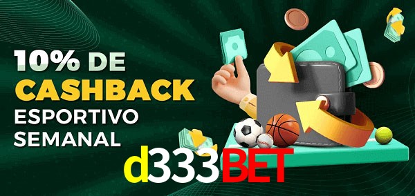 10% de bônus de cashback na d333bet